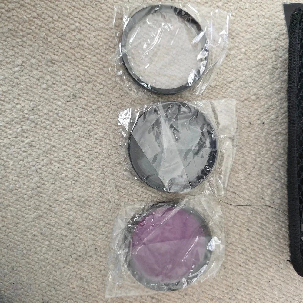 Vivitar Series 1 52mm Multi-Coated Filter lense Kit UV CPL FLD Case & Cloth NEW